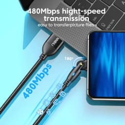 NNBILI USB Type C Cable For Huawei P70 Xiaomi 14 3A Fast Charging Cable Type-C Charger Data Cord For Samsung POCO realme Oneplus