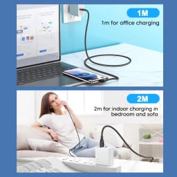 NNBILI USB Type C Cable For Huawei P70 Xiaomi 14 3A Fast Charging Cable Type-C Charger Data Cord For Samsung POCO realme Oneplus