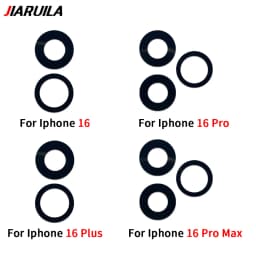 NEW Tested For IPhone 13 Pro Max 13mini 14 16 Plus 6s Camera Glass Lens Back Rear Camera Glass Lens with Glue Replacement Repair