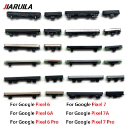 NEW Side Volume Button + Power ON / OFF Buttton Key Set Replacement Part For Google Pixel 6 / 6 Pro / 6A / 7 / 7 Pro / 7A