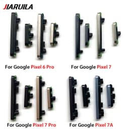 NEW Side Volume Button + Power ON / OFF Buttton Key Set Replacement Part For Google Pixel 6 / 6 Pro / 6A / 7 / 7 Pro / 7A