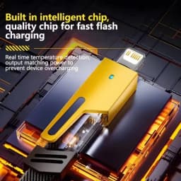 65W 4-in-1 Fast Charging PD QC Mecha Cable USB C Multi-Port Quick Charge Wire For Android iPhone XS 11 12 13 14 15 16 17 Pro Max
