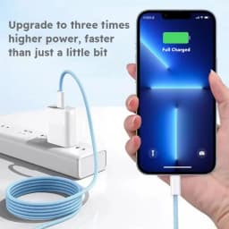 35W Braided Fast Charge PD Cable For iPhone 13 14 Pro Max 11 12 mini X XR XS Max 7 8 Plus Quick Charging USB-C Data Cables 1m 2m