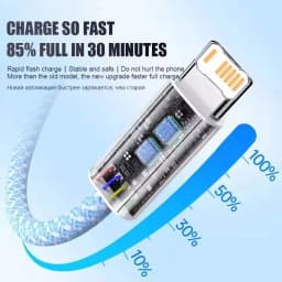35W Braided Fast Charge PD Cable For iPhone 13 14 Pro Max 11 12 mini X XR XS Max 7 8 Plus Quick Charging USB-C Data Cables 1m 2m