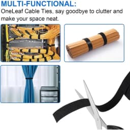 1-50m Cable Organizer USB Tie Cord Desk Computer Management Tape Ties Earphone Wire Holder Winder Phone Hook And loop