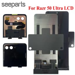 AMOLED For Motorola Razr 50 LCD Display For Moto Razr 50 Ultra Screen Main LCD And Secondary LCD Repair Parts