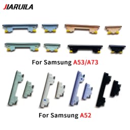 New SIde Volume Button + Power ON / OFF Buttton Key Set Replacement Part For Samsung A52 A53 A54 A73