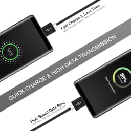 USB Cable Type C 2M Fast Charge Data Charger For Xiaomi Poco X3 Pro M3 F3 F2 Realme Gt 5g 8 Pro X7 Narzo 30 Oppo Find X3 Pro Neo