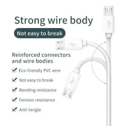 1/10m Extra Long Micro USB Fast Charging Data Cable for Samsung Xiaomi Android Phone Camera Monitor Power Bank Data Cord Line