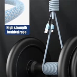 NNBILI Nylon Braided Type C Charger Cables 240W Fast Charging High-speed Data Transfer Data Wire for Android Samsung Xiaomi 