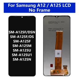 6.5" OEM For Samsung A12 LCD SM-A125M Display Touch Screen Digitizer For Samsung A125 LCD SM-A125F SM-A125U Display Replace Part