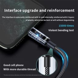 NNBILI Super Fast Charging 240W USB Type C Cable For Samsung Xiaomi Huawei OPPO LED Phone Charger Data Cord Phone Accessorie