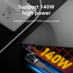 NNBILI PD 140W USB C 90 Degree Right Angle U Shape Type C Adapter 40Gbps Data Transfer USB4.0 8K 60Hz Video for Thunderbolt 3/4