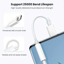 USB C to Audio Adapter,ype C to 3.5mm Female Headphone Jack Hi-Res DAC Cable, Digital Audio Adaptor Dongle Earphone Cable Conver