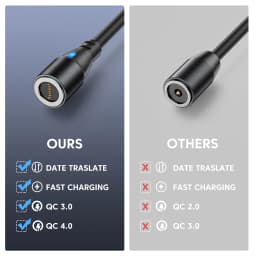 AUFU Magnetic USB Type C Cable For iPhone Xiaomi Macbook PD 60W Fast Charging Micro USB Type-C Magnet Charging Cable Data Wire