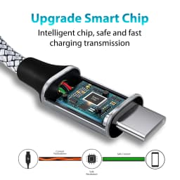 60W 1m/2m/3m/5m Dual-head Type-C Fast Charging Data Cable Mobile Phone Accessories Data Transmission for Samsung Huawei Millet
