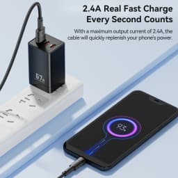 Toocki 5PCS 2.4A Micro USB Cable Fast Charging For Huawei Xiaomi Samsung Realme OPPO Android Phones USB Micro Charge Data Cord