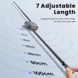 Toocki Type C To USB C 100W Retractable Cable 480Mdps Fast Chaerger Cable Mini Size For iphone 16 15 Pro Max Samsung Data Cable
