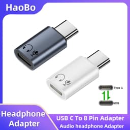 Elough Type-c to Lightning Headphone Audio Adapter USB-C Converter for Iphone 15, 16 Samsung, Xiaomi, Huawei, Headphone Adapter