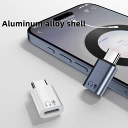 Elough Type-c to Lightning Headphone Audio Adapter USB-C Converter for Iphone 15, 16 Samsung, Xiaomi, Huawei, Headphone Adapter