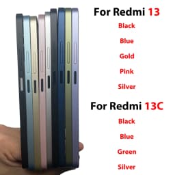 NEW Middle Frame Mid Housing Bezel Replacement parts For Xiaomi Redmi 13 13C 14C A5 Middle Frame