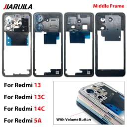 NEW Middle Frame Mid Housing Bezel Replacement parts For Xiaomi Redmi 13 13C 14C A5 Middle Frame