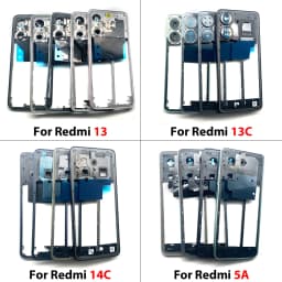 NEW Middle Frame Mid Housing Bezel Replacement parts For Xiaomi Redmi 13 13C 14C A5 Middle Frame