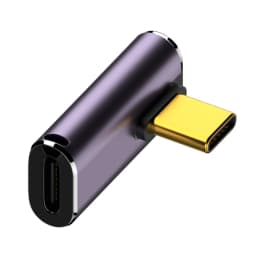 100W Metal USB 4.0 Type C Adapter Type C Female to Type C Male OTG 40Gbps Fast Data Transfer Tablet USB-C Charging Converter