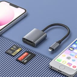 USB C Memory Stick Pro Duo Adapter for iPhone MS/SD Card Reader for Lightning Type-c Device SD Card Adapter Supports SD/SDHC/MS