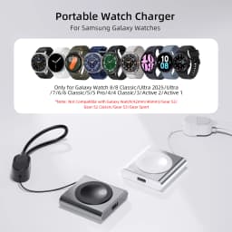Bonola Magnetic Watch Wireless Charger Portable USB C Cable Fast Charging Dock Station For Samsung Galaxy Watch Ultra 8/7/6/5/4