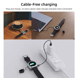 Bonola Magnetic Watch Wireless Charger Portable USB C Cable Fast Charging Dock Station For Samsung Galaxy Watch Ultra 8/7/6/5/4