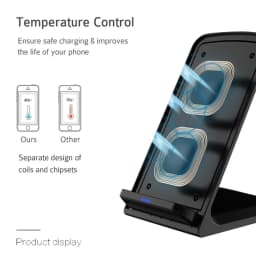 Wireless Charger For iPhone 17/16/15/14/13Phone Stand Fast Charging Charger for Samsung Note 20/10 S21 Ultra Foldable
