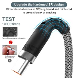 USB Type C 6A Super- Charging Cable For Huawei USB C Extended 1m 1.5m 2m 3-Meter Cable For Xiaomi Vivo Leeco OnePlus Oppo