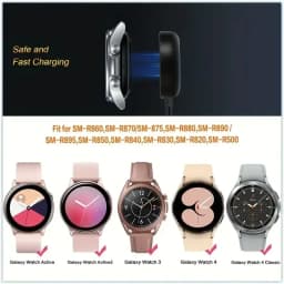 Magnetic Watch Wireless Charger For Samsung Galaxy Watch 8/7/6/5pro/5/4/3 Active 2 Portable Watch Fast Charging Dock Station