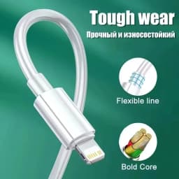 3Pcs For Apple Phone USB Cable iPhone 13 12 11 14 Pro Max XR X Plus iPad Charger Fast Charging