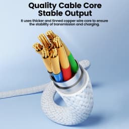 Toocki 5PCS 6A 66W USB Type C Cable Fast Charging For Huawei P70 Mate 60 Honor Type C Cable For Xiaomi 14 Samsung S24 Data Cord
