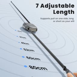 Toocki 27W USB C Retractable Cable For iphone 14 13 iPad Fast Chaerger Mini Size 480Mdps Type-C To Lighting Data Cord
