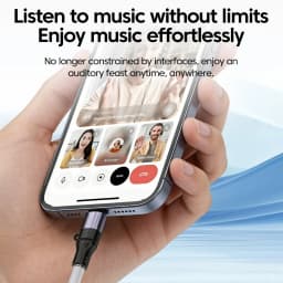 Mini Type C To 3.5mm Jack Headphones AUX Audio Adapter For IPhone16/17/18Pro Samsung Huawei Xiaomi Digital DAC Decoder Converter