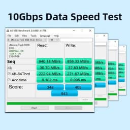 2-Pack USB C to C Adapter, Type C 3.1 Male to Male, 10Gbps High-Speed Data Transfer for MacBook, Samsung, Switch & More