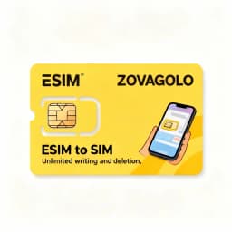 ESIM Physical Card EUICC Card Can Write 10-15 Digits SIM Card Reader TYPEC Socket Compatible with 95% of Mobile Phones/computers