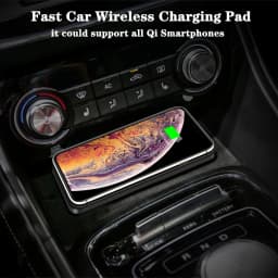 Car Wireless Charger for Iphone 17 16 15 14 13 12 Pro Max X Samsung S25 S24 Xiaomi Wireless Car Charging Silicone Non-slip Pad