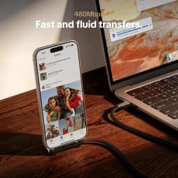 65W USB Fast Charging Cable With Foldable Phone Holder 2-in-1 Type-C Quick Charge Data Wire USB C Charging Line For Mobile Phone