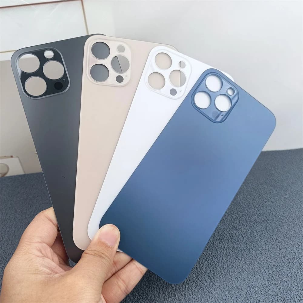 Back Cover For iPhone 12Pro/12ProMax Glass Battery Cover Door Housing Replacement Part for iPhone 12 Pro Max Battery Back Cover