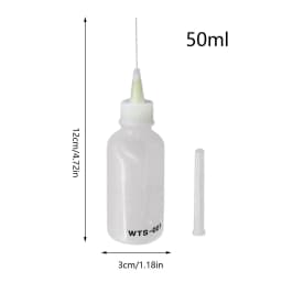 50ML Plastic Liquid Alcohol Bottle For Dispenser Rosin Solder Flux Paste For Phone PCB Cleaning Welding Repair Tools