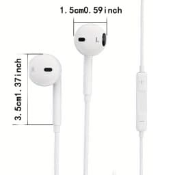 Type-C Headphones Are Wired for 16/15/17 Mobile Phones with In-Ear TYPE-C Flat Head Samsung, Xiaomi, Vivo and OPPO. One Plus