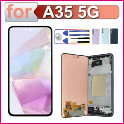 AMOLED LCD for Samsung Galaxy A35 5G LCD Display Touch Screen Digitizer Assembly for Samsung A35 5G A356 Phone LCD Replacement