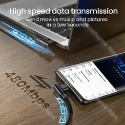 Elbow USB Type C to USB C Cable for Samsung S9 S8 PD 60W Quick Charge 3.0 USB-C Fast Cable for Macbook Pro Air USB Cord 1/2/3m