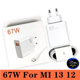 67w For Xiaomi Charger Turbo Charge Gan EU Adapter 6A Usb Type C Cable For Poco X5 F5 Pro Mi 13 Lite Mix Fold 3 2 Phone