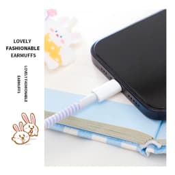 Charging Data Cable Wire Protection Cover Data Cord Protector Cable Organizer 1.4m Cable Protector Winder For USB