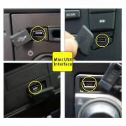 2PCS USB C Female to Mini USB 2.0 Male Adapter 480Mbps Data Transfer Charging Converter Connector for Digital Camera MP3 Player